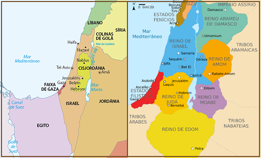 mapa oriente médio